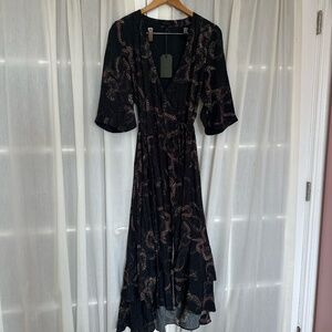 NWT Delana Tempest Wrap Dress All Saints UK size 10 US 6